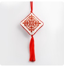 Вышивка оберег с оберегом Звезда Руси (Квадрат Сварога)