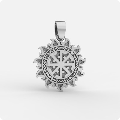 Оберег Свитовит из серебра в Ярило