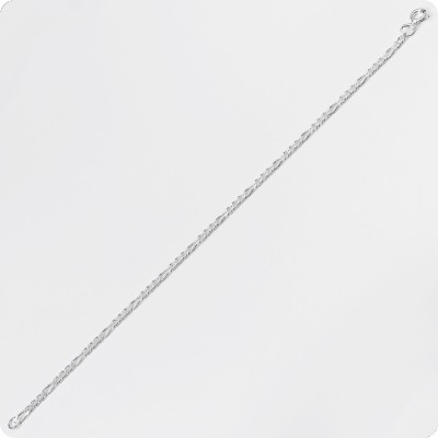 Серебряный браслет плетение Фигаро