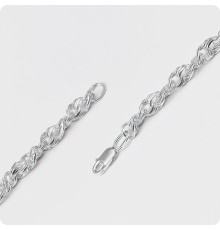 Серебряный браслет Плетенка