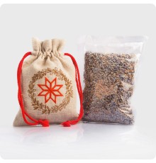 Мешочек с оберегом Алатырь (вышивка)