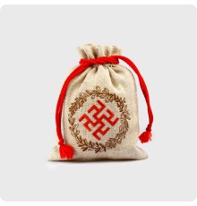 Мешочек с оберегом Одолень трава (вышивка)
